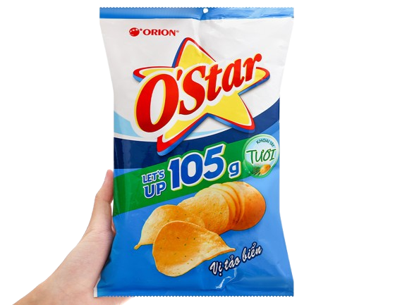 Snack Khoai Tây OStar Vị Tảo Biển 90g