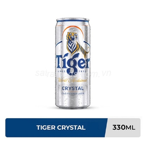 Bia Tiger Crystal Lon 330ml (Lốc 6)